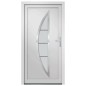 vidaXL Haustür Weiß 98x200 cm PVC vidaXL Haustür Weiß 98x200 cm PVC
