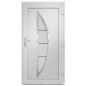 vidaXL Haustür Weiß 98x200 cm PVC vidaXL Haustür Weiß 98x200 cm PVC
