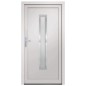 vidaXL Haustür Weiß 98x208 cm PVC vidaXL Haustür Weiß 98x208 cm PVC