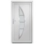 vidaXL Haustür Weiß 98x190 cm PVC vidaXL Haustür Weiß 98x190 cm PVC