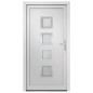 vidaXL Haustür Weiß 88x200 cm PVC vidaXL Haustür Weiß 88x200 cm PVC