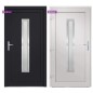 vidaXL Haustür Anthrazit 88x200 cm PVC vidaXL Haustür Anthrazit 88x200 cm PVC