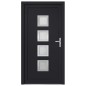 vidaXL Haustür Anthrazit 108x208 cm PVC vidaXL Haustür Anthrazit 108x208 cm PVC