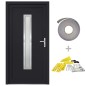 vidaXL Haustür Anthrazit 98x190 cm PVC vidaXL Haustür Anthrazit 98x190 cm PVC