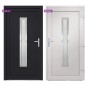 vidaXL Haustür Anthrazit 98x190 cm PVC vidaXL Haustür Anthrazit 98x190 cm PVC