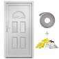 vidaXL Haustür Weiß 98x198 cm PVC vidaXL Haustür Weiß 98x198 cm PVC