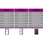 vidaXL Haustür Weiß 98x198 cm PVC vidaXL Haustür Weiß 98x198 cm PVC