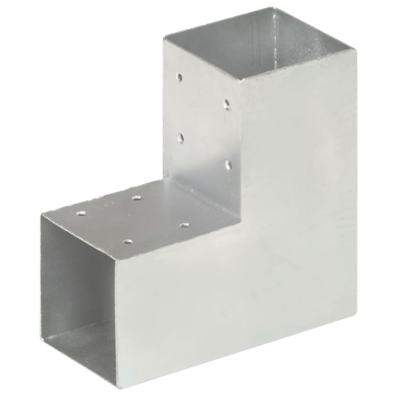 vidaXL Pfostenverbinder L-Form Verzinktes Metall 91 x 91 mm vidaXL Pfostenverbinder L-Form Verzinktes Metall 91 x 91 mm