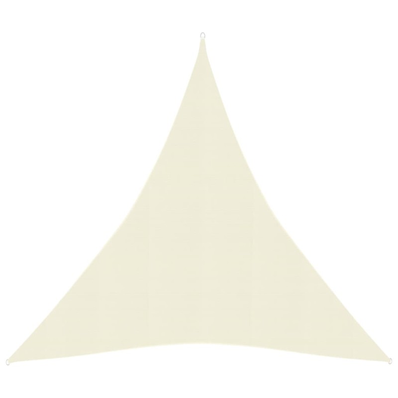 vidaXL Sonnensegel 160 g/m² Cremeweiß 5x7x7 m HDPE vidaXL Sonnensegel 160 g/m² Cremeweiß 5x7x7 m HDPE