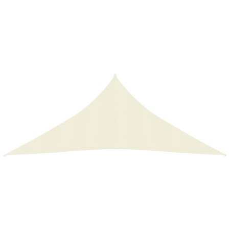 vidaXL Sonnensegel 160 g/m² Cremeweiß 5x7x7 m HDPE
