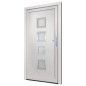 vidaXL Haustür Weiß 108x208 cm PVC vidaXL Haustür Weiß 108x208 cm PVC
