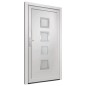 vidaXL Haustür Weiß 108x200 cm PVC