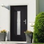 vidaXL Haustür Anthrazit 98x208 cm PVC vidaXL Haustür Anthrazit 98x208 cm PVC