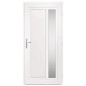 vidaXL Haustür Weiß 98x208 cm PVC