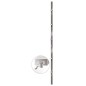 vidaXL Haustür Weiß 98x208 cm PVC