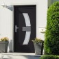 vidaXL Haustür Anthrazit 88x200 cm PVC vidaXL Haustür Anthrazit 88x200 cm PVC