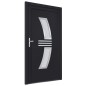 vidaXL Haustür Anthrazit 88x200 cm PVC vidaXL Haustür Anthrazit 88x200 cm PVC