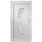 vidaXL Haustür Anthrazit 98x208 cm PVC vidaXL Haustür Anthrazit 98x208 cm PVC