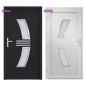 vidaXL Haustür Anthrazit 98x208 cm PVC vidaXL Haustür Anthrazit 98x208 cm PVC
