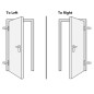 vidaXL Haustür Anthrazit 98x208 cm PVC vidaXL Haustür Anthrazit 98x208 cm PVC
