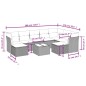vidaXL 10-tlg. Garten-Sofagarnitur mit Kissen Schwarz Poly Rattan vidaXL 10-tlg. Garten-Sofagarnitur mit Kissen Schwarz Poly Rattan