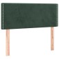 vidaXL Boxspringbett mit Matratze Dunkelgrün 120x190 cm Samt vidaXL Boxspringbett mit Matratze Dunkelgrün 120x190 cm Samt
