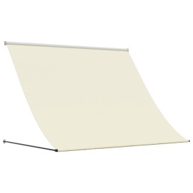vidaXL Markise Einziehbar Creme 200x150 cm Stoff und Stahl