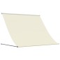 vidaXL Markise Einziehbar Creme 200x150 cm Stoff und Stahl vidaXL Markise Einziehbar Creme 200x150 cm Stoff und Stahl