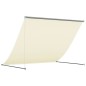 vidaXL Markise Einziehbar Creme 200x150 cm Stoff und Stahl vidaXL Markise Einziehbar Creme 200x150 cm Stoff und Stahl