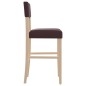 vidaXL Barstühle 2 Stk. Massivholz Gummibaum und Kunstleder vidaXL Barstühle 2 Stk. Massivholz Gummibaum und Kunstleder