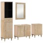 vidaXL 4-tlg. Badmöbel-Set Massivholz Mango vidaXL 4-tlg. Badmöbel-Set Massivholz Mango