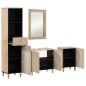 vidaXL 4-tlg. Badmöbel-Set Massivholz Mango vidaXL 4-tlg. Badmöbel-Set Massivholz Mango