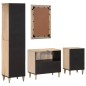 vidaXL 4-tlg. Badmöbel-Set Massivholz Mango vidaXL 4-tlg. Badmöbel-Set Massivholz Mango