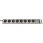 Brennenstuhl Steckdosenleiste 8-fach SuperSolid 2,5 m Silbern Brennenstuhl Steckdosenleiste 8-fach SuperSolid 2,5 m Silbern