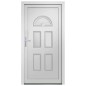 vidaXL Haustür Weiß 98x208 cm PVC vidaXL Haustür Weiß 98x208 cm PVC