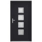 vidaXL Haustür Anthrazit 108x208 cm PVC vidaXL Haustür Anthrazit 108x208 cm PVC