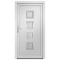 vidaXL Haustür Weiß 108x208 cm PVC vidaXL Haustür Weiß 108x208 cm PVC
