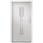 vidaXL Haustür Weiß 98x208 cm PVC vidaXL Haustür Weiß 98x208 cm PVC