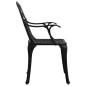 5-tlg. Bistro-Set Aluminiumguss Schwarz 5-tlg. Bistro-Set Aluminiumguss Schwarz