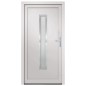 vidaXL Haustür Weiß 108x208 cm PVC vidaXL Haustür Weiß 108x208 cm PVC