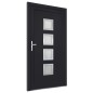 vidaXL Haustür Anthrazit 88x200 cm PVC vidaXL Haustür Anthrazit 88x200 cm PVC