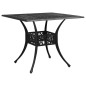 5-tlg. Bistro-Set Aluminiumguss Schwarz 5-tlg. Bistro-Set Aluminiumguss Schwarz