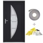 vidaXL Haustür Anthrazit 98x200 cm PVC vidaXL Haustür Anthrazit 98x200 cm PVC