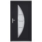 vidaXL Haustür Anthrazit 98x200 cm PVC vidaXL Haustür Anthrazit 98x200 cm PVC