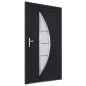 vidaXL Haustür Anthrazit 98x200 cm PVC vidaXL Haustür Anthrazit 98x200 cm PVC