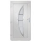 vidaXL Haustür Anthrazit 98x200 cm PVC vidaXL Haustür Anthrazit 98x200 cm PVC
