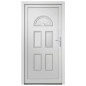 vidaXL Haustür Weiß 88x208 cm PVC vidaXL Haustür Weiß 88x208 cm PVC
