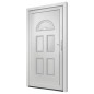 vidaXL Haustür Weiß 88x208 cm PVC vidaXL Haustür Weiß 88x208 cm PVC