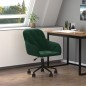 vidaXL Bürostuhl Drehbar Dunkelgrün Samt vidaXL Bürostuhl Drehbar Dunkelgrün Samt