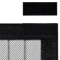 vidaXL Fliegengitter-Türvorhänge 2 Stk. Magnet Schwarz 220x130 cm vidaXL Fliegengitter-Türvorhänge 2 Stk. Magnet Schwarz 220x130 cm